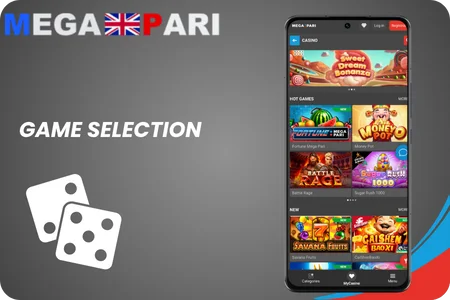 Game Selection in APK